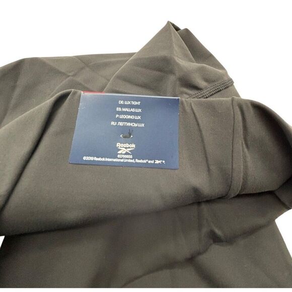 Reebok Womens Lux 2.0 Maternity Studio Tights Leggings, Black - Picture 9 of 13